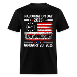 Inauguration Day We The People T Shirt - black