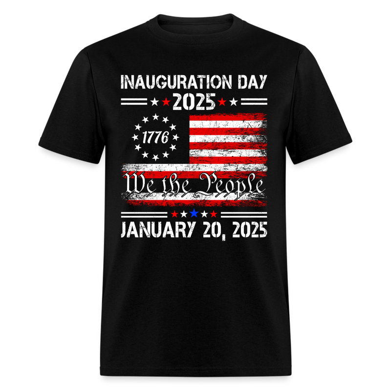 Inauguration Day We The People T Shirt - black