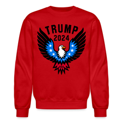 Patriotic Eagle Trump Sweatshirt - red