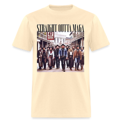 Straight Outta MAGA 47 T Shirt - natural