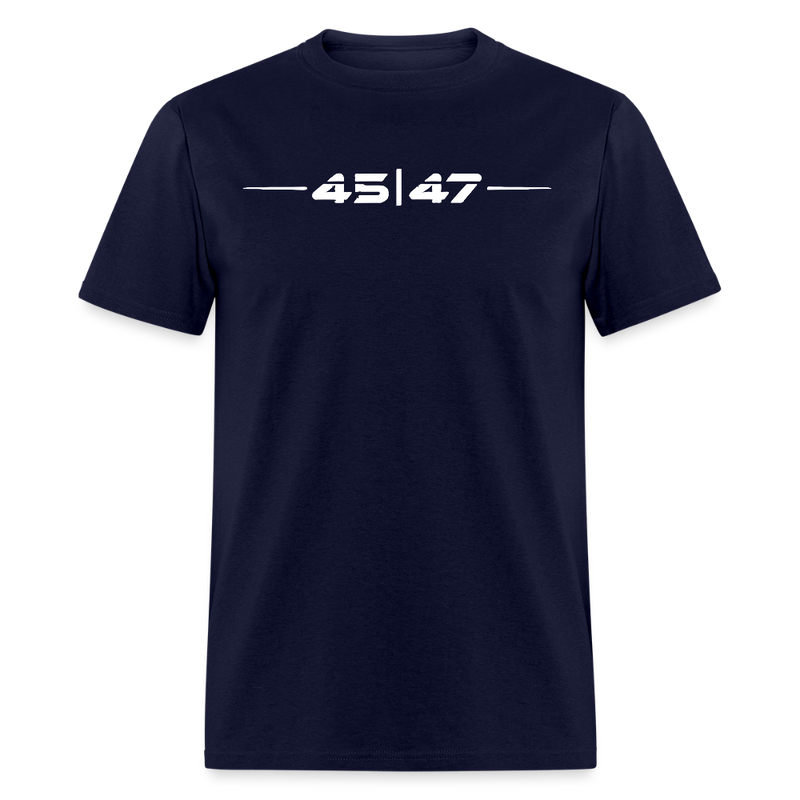 Trump 45 47 Retro Futuristic T Shirt - navy