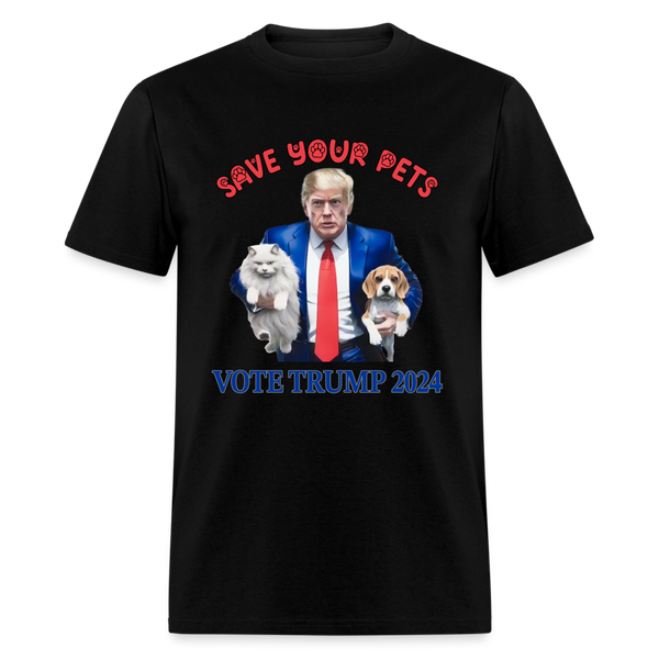 Save Your Pets Trump 2024 T shirt - black