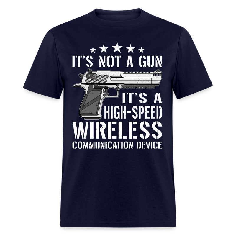 It's Not A Gun T Shirt - navy