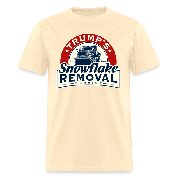 Trump's Snowflake Removal Service T Shirt - 2 - natural