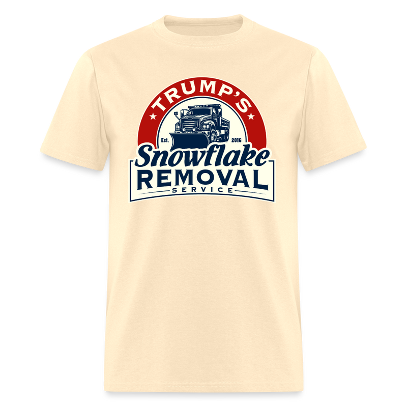 Trump's Snowflake Removal Service T Shirt - 2 - natural