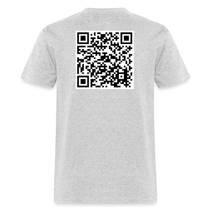 Trump I Am Your Voice QR Code T Shirt - heather gray