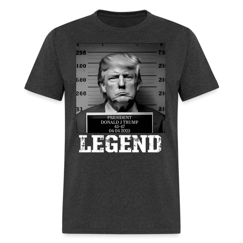 President Donald Trump 45 47 Legend T Shirt - heather black