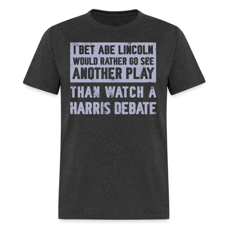 Watch A Harris Debate T Shirt - heather black