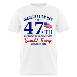 Trump Inauguration Day 2025 T Shirt - white