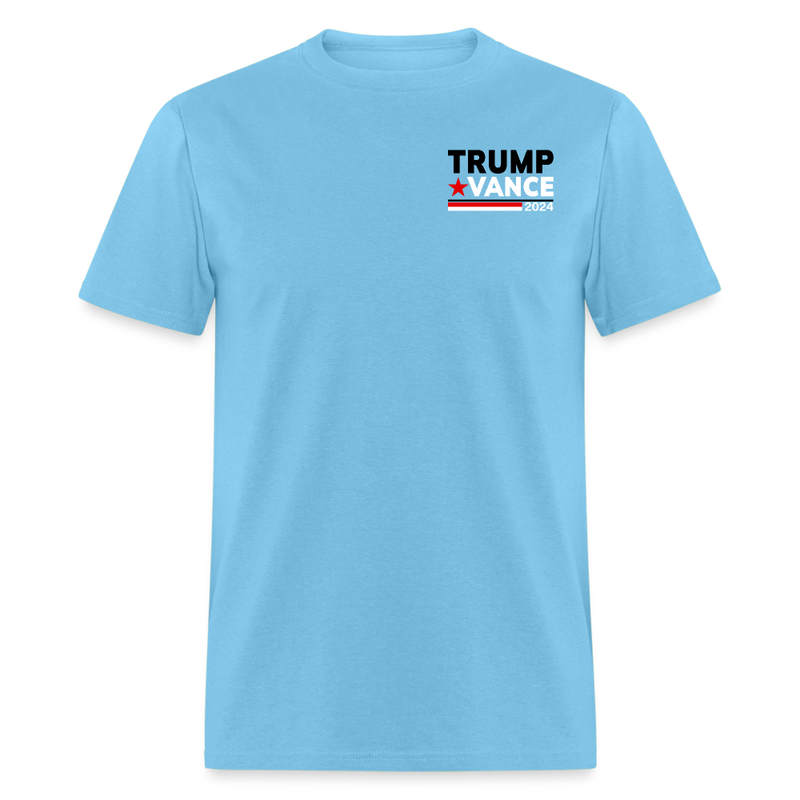 Trump Vance 2024 T Shirt - aquatic blue