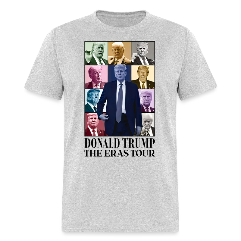 Donald Trump Eras Tour T Shirt - heather gray