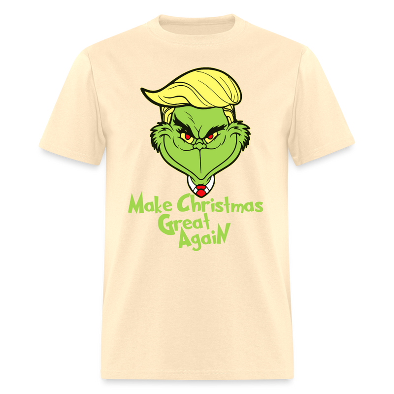 Trump Make Christmas Great Again T Shirt - natural