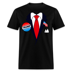 Donald Trump Cartoon Costume T Shirt - black