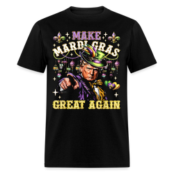 Make Mardi Gras Great Again Trump T Shirt - 2 - black