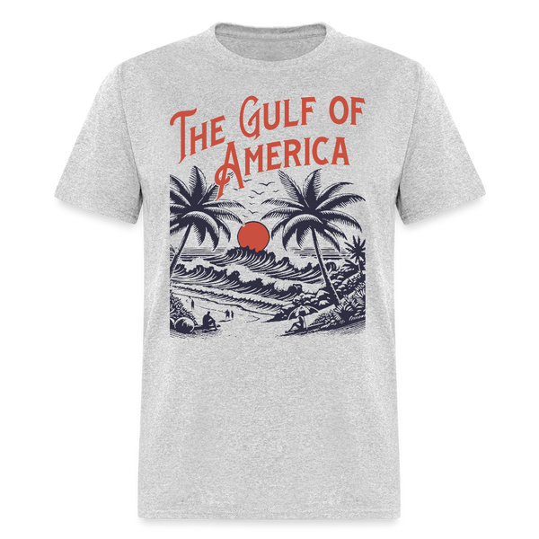 The Gulf of America T Shirt - heather gray