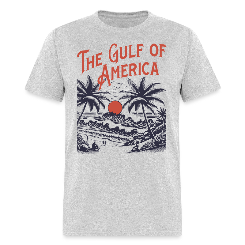 The Gulf of America T Shirt - heather gray