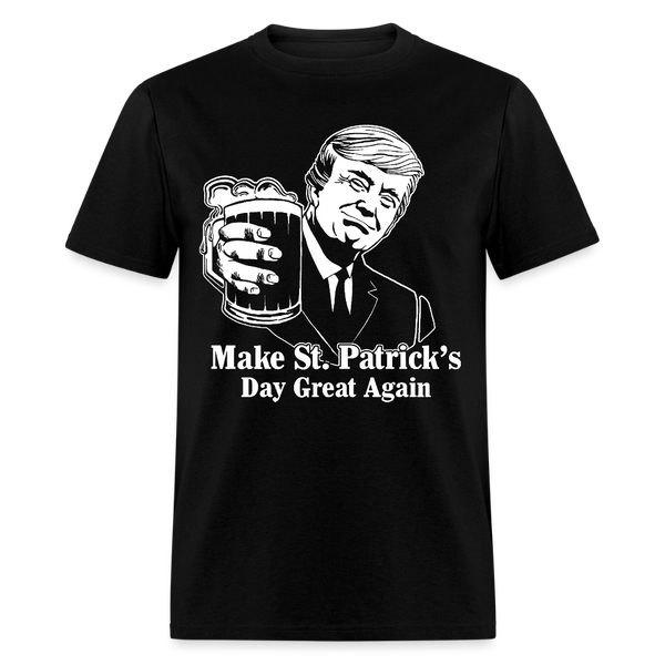 Trump Make St. Patrick’s Day Great Again T Shirt - black