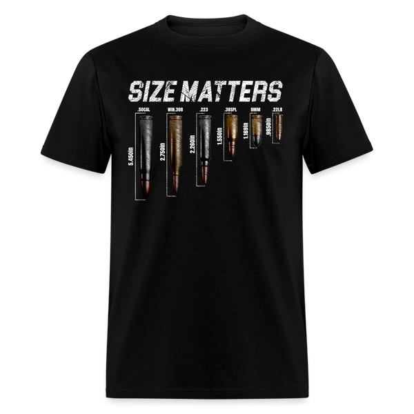 Grunt Style Size Matters T Shirt - black