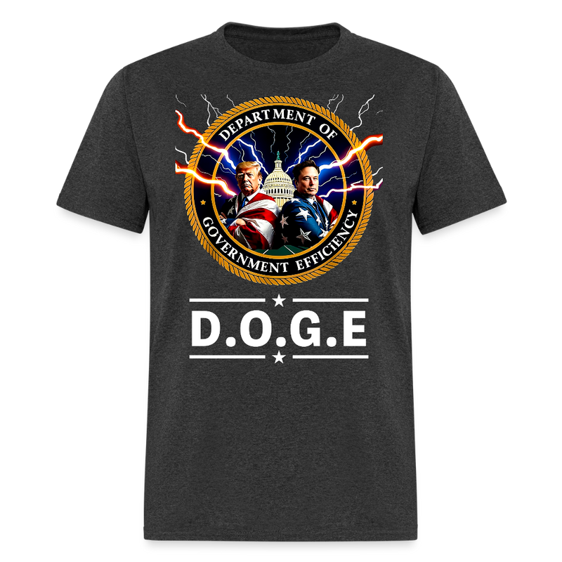 Department of Government Efficiency D.O.G.E T Shirt - 2 - heather black