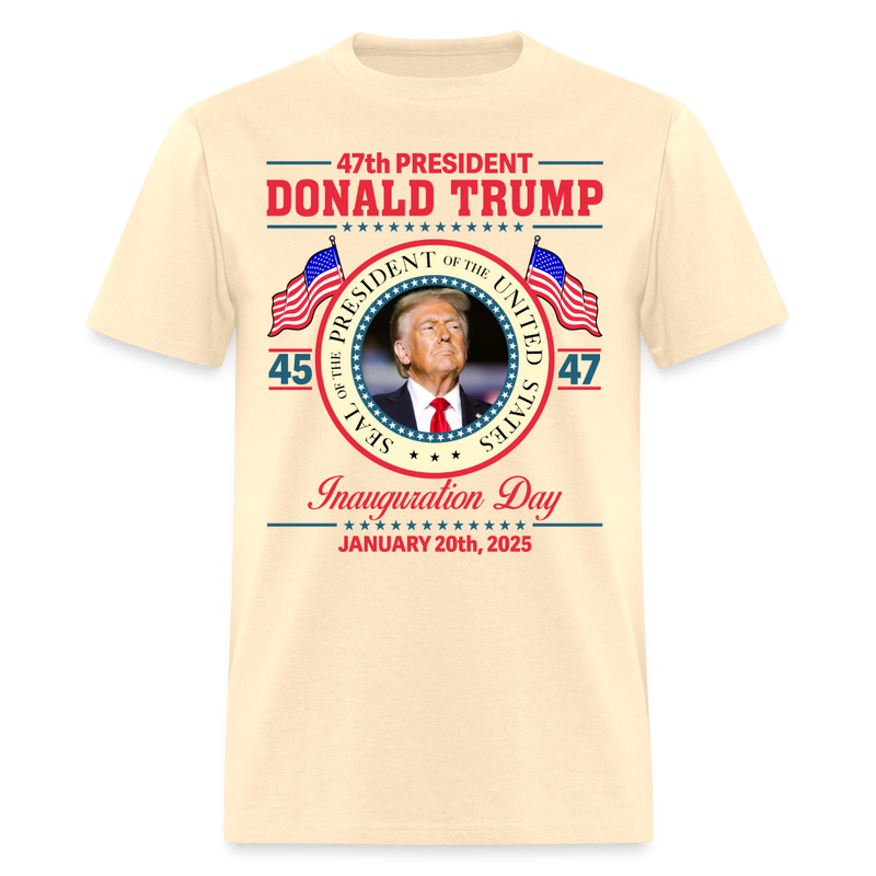 The Inauguration of President Donald Trump T Shirt - natural