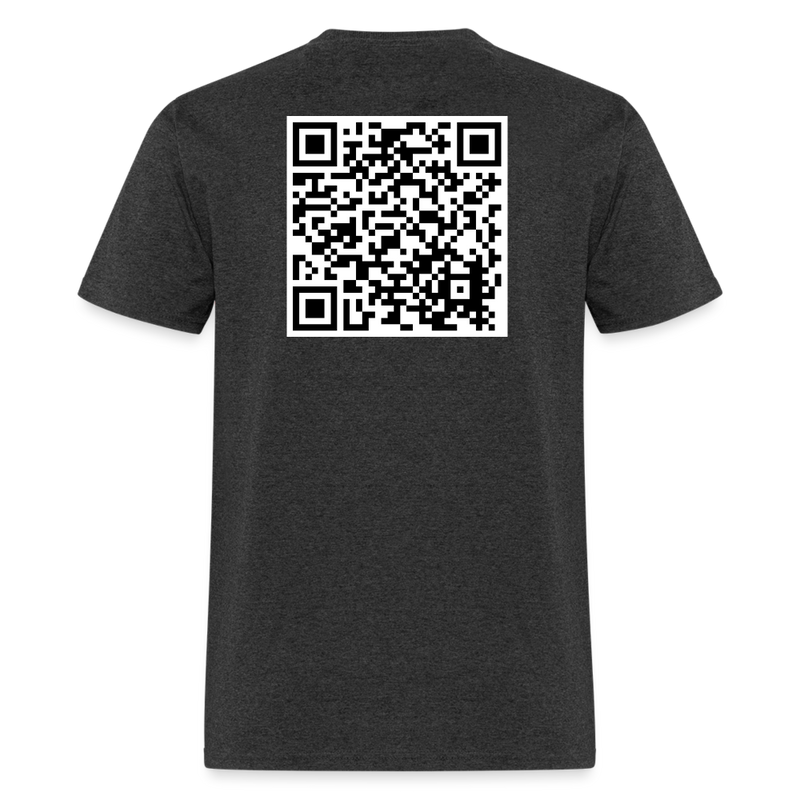 Trump I'm Back QR Code T Shirt - heather black