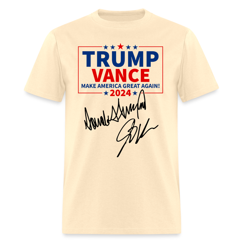 Trump Vance Make America Great Again 2024 T Shirt - natural