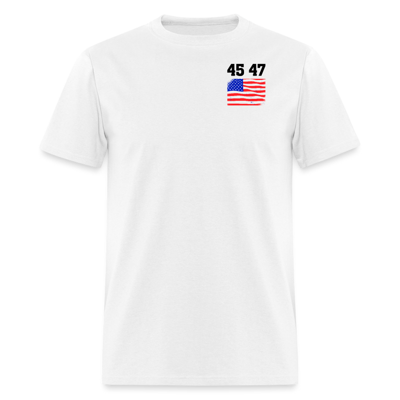 Trump 45 47 Better Coverage Than 5G T Shirt - white