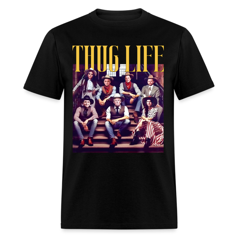 Thug Life Trump T Shirt - black