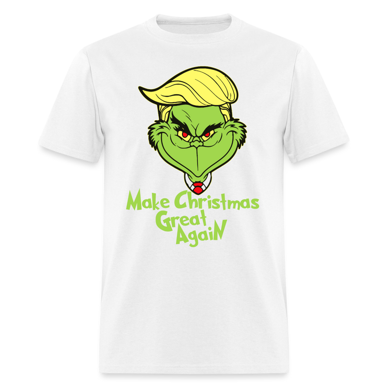 Trump Make Christmas Great Again T Shirt - white