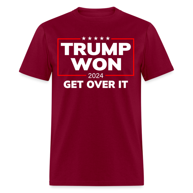 I Won Again T Shirt - burgundy