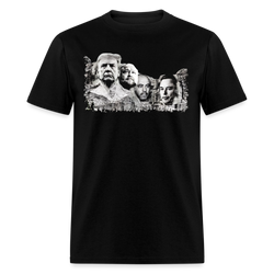 Modern Mount Rushmore T Shirt - black