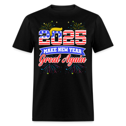 Trump 2025 Make New Year Great T Shirt - black