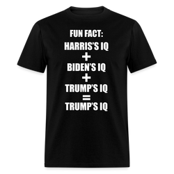 Fun Fact Trump's IQ T Shirt - black