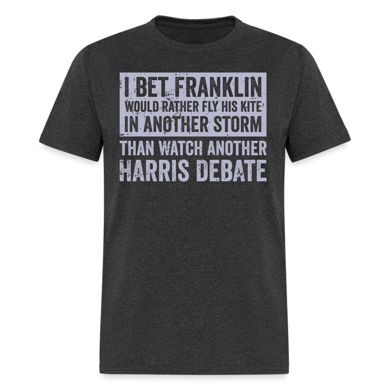 Franklin Harris Debate T Shirt - heather black