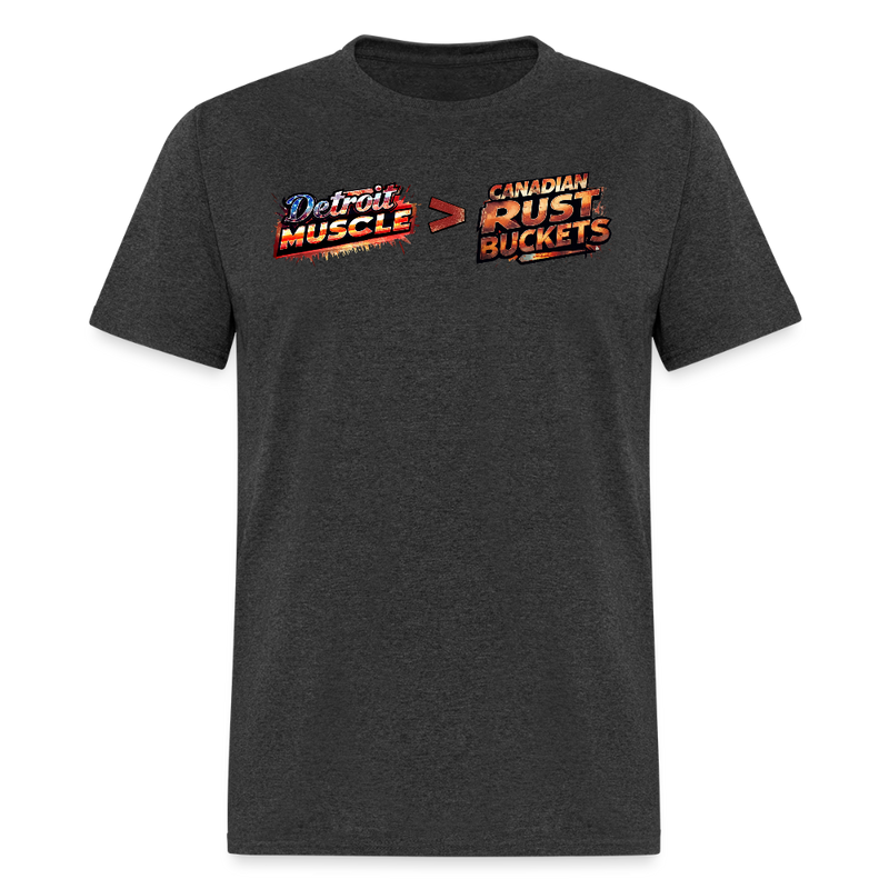 Detroit Muscle > Canadian Rust Buckets T Shirt - heather black