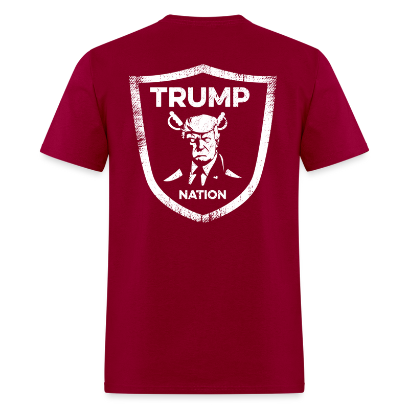 Trump Nation T Shirt - dark red