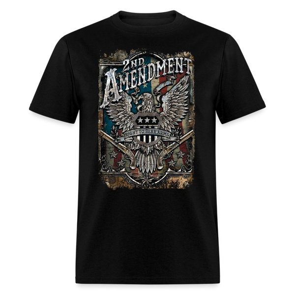 2nd Amendment Right To Bear Arms T Shirt - black