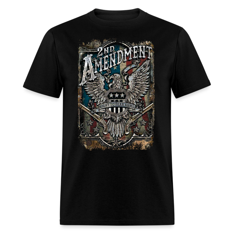 2nd Amendment Right To Bear Arms T Shirt - black