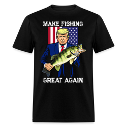 Make Fishing Great Again T Shirt - black