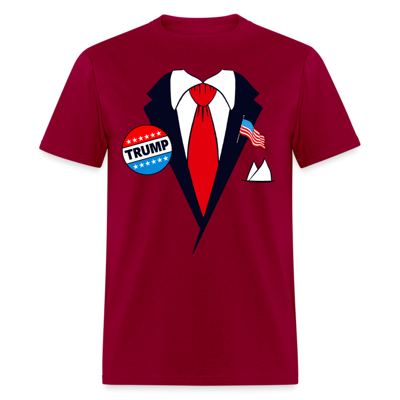 Donald Trump Cartoon Costume T Shirt - dark red