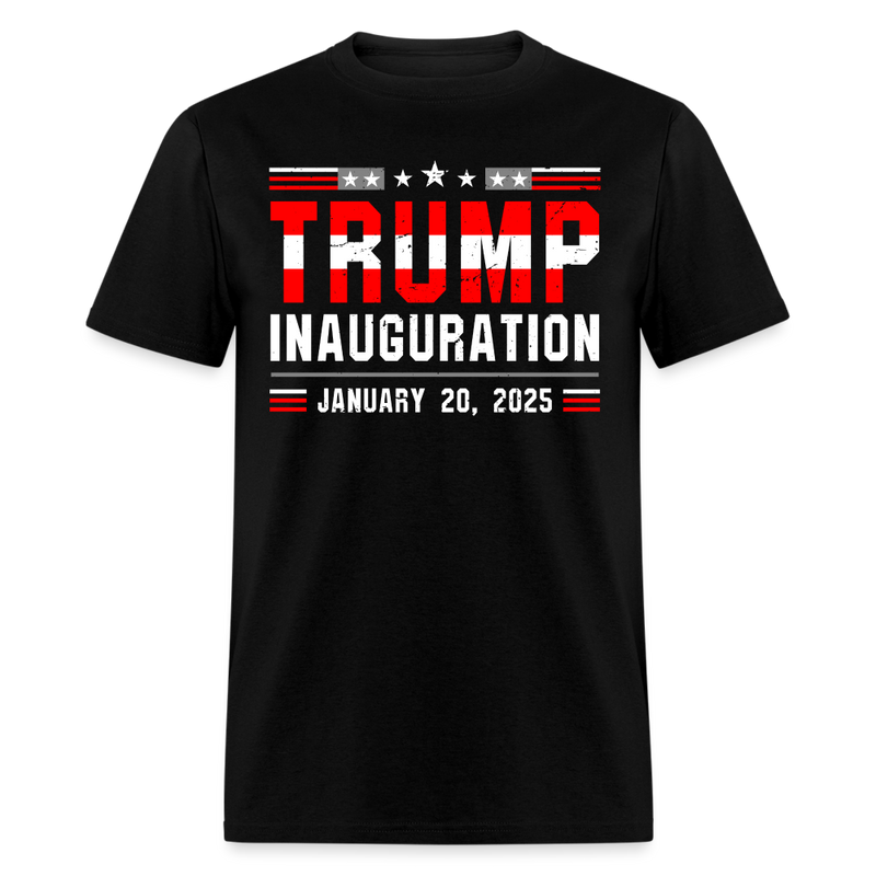 Trump Inauguration January 20 2025 T Shirt - black