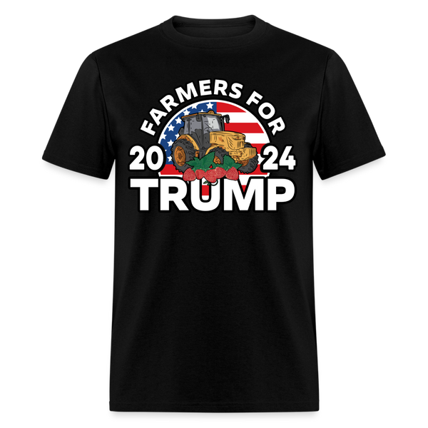 Farmers For Trump 2024 T Shirt - black