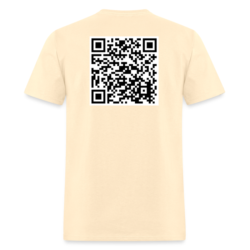 Trump I Am Your Voice QR Code T Shirt - natural