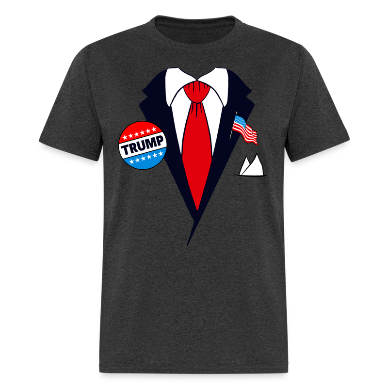 Donald Trump Cartoon Costume T Shirt - heather black