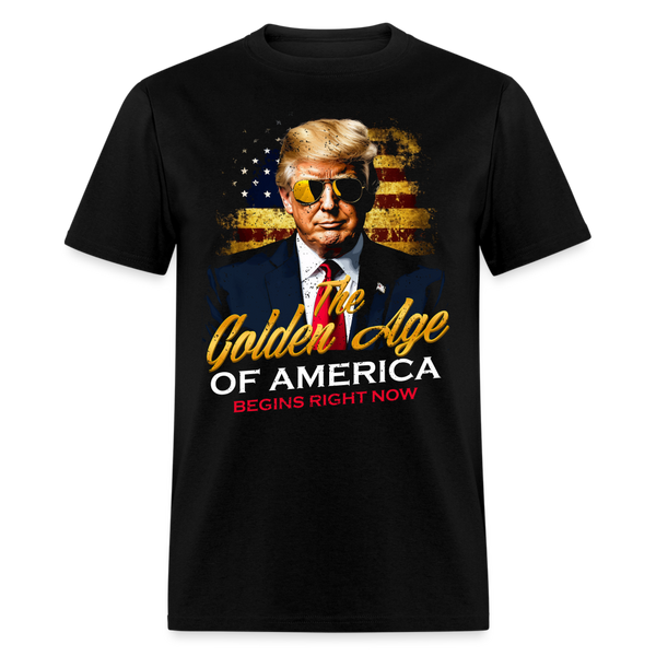 The Golden Age Of America Begins Right Now Grunt Style T Shirt - black