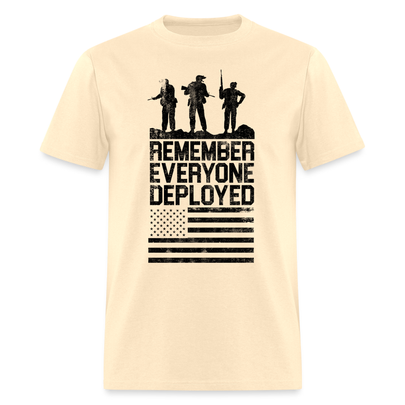 Remember Everyone Deployed T Shirt - natural