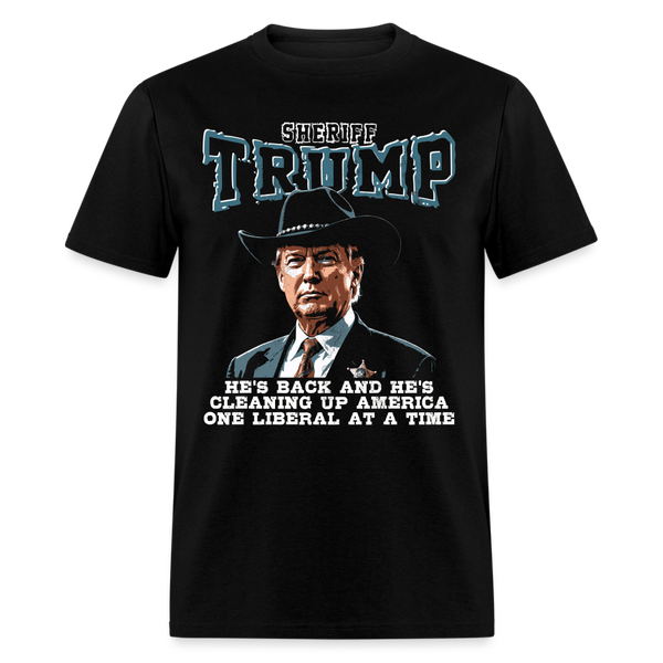 Sheriff Trump T Shirt - black