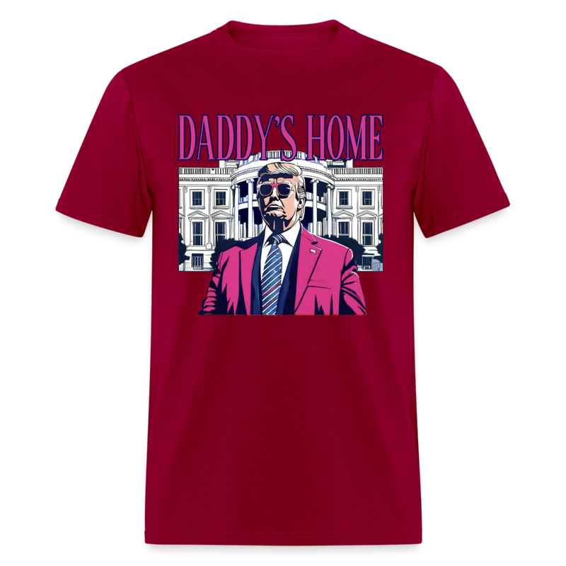 Daddy's Home 47th President T Shirt - dark red