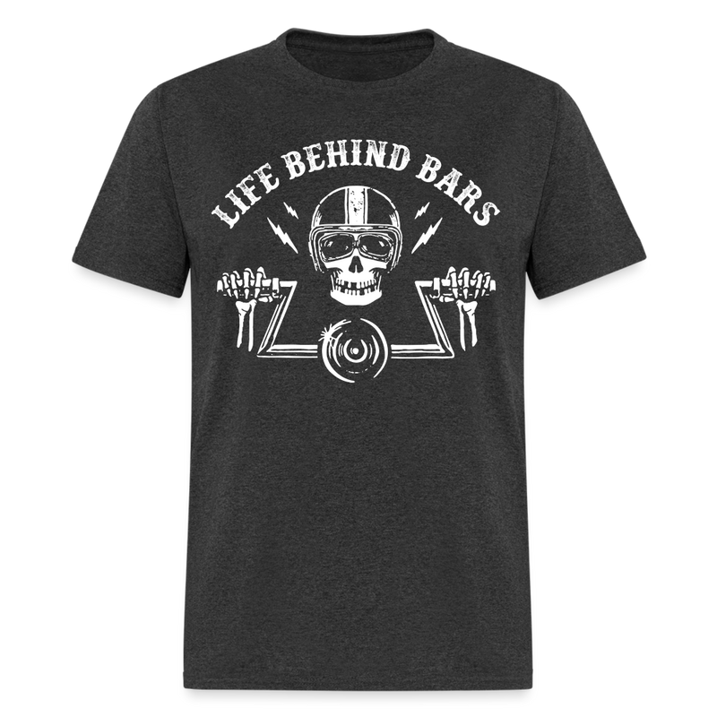 Life Behind Bars T Shirt - heather black