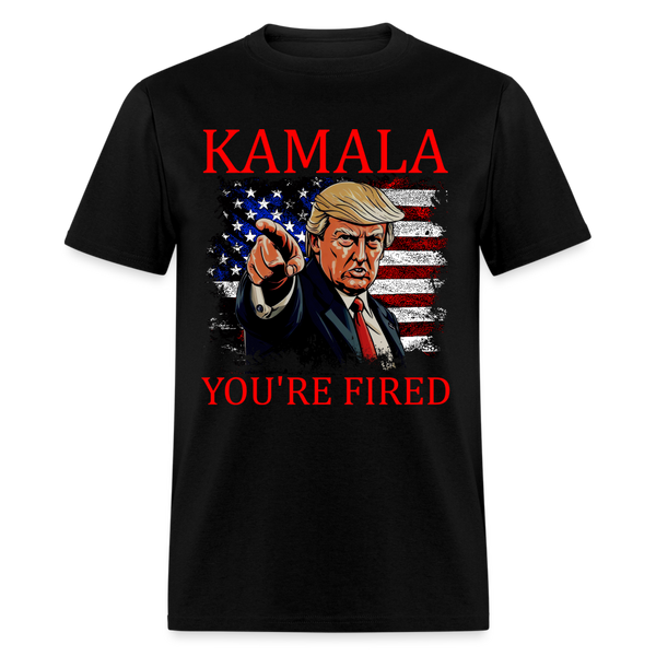 Kamala You're Fired T Shirt - black